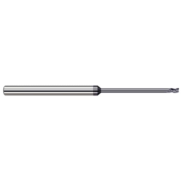 End Mill for Exotic Alloys - Square, 0.0310" (1/32), Length of Cut: 3/64"